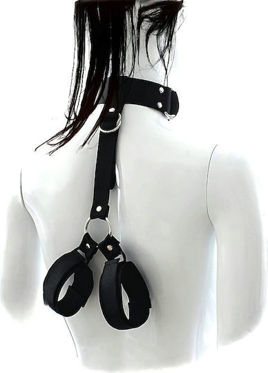 Smd Bound & Helpless BDSM Neck & Wrist Restraint Kit Beginners Black