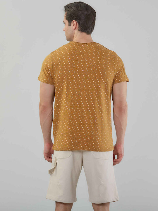 T-shirt Καφέ