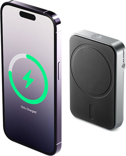 Alogic Matrix Universal MagSafe Power Bank 5000mAh with USB-C Power Delivery Black