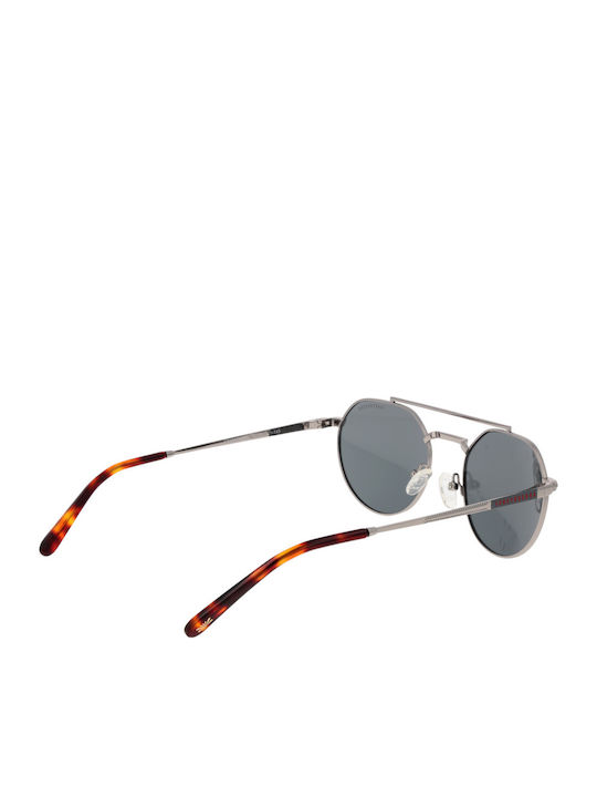 Funky Buddha Sunglasses with Silver Frame and Silver Polarized Mirror Lens FBS2057/005