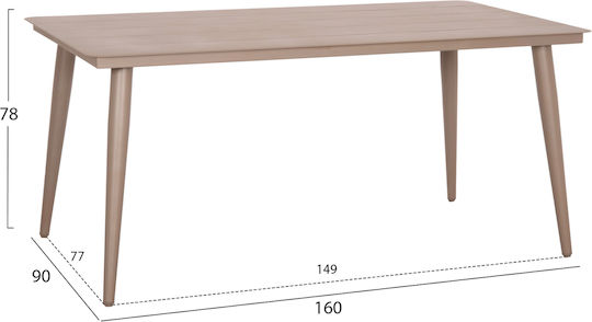 Τραπέζι Καθιστικού Catering Higer Πτυσσόμενο 160x90x78 Τραπέζι Καθιστικού Catering Higer Πτυσσόμενο 160x90x78
