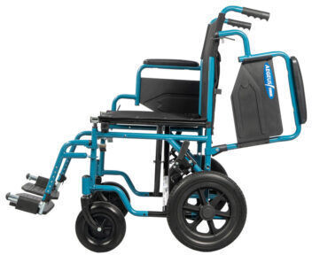 Mobiak Aegeus Wheelchair 12" Folding Simple Type 43cm 0815006 Blue