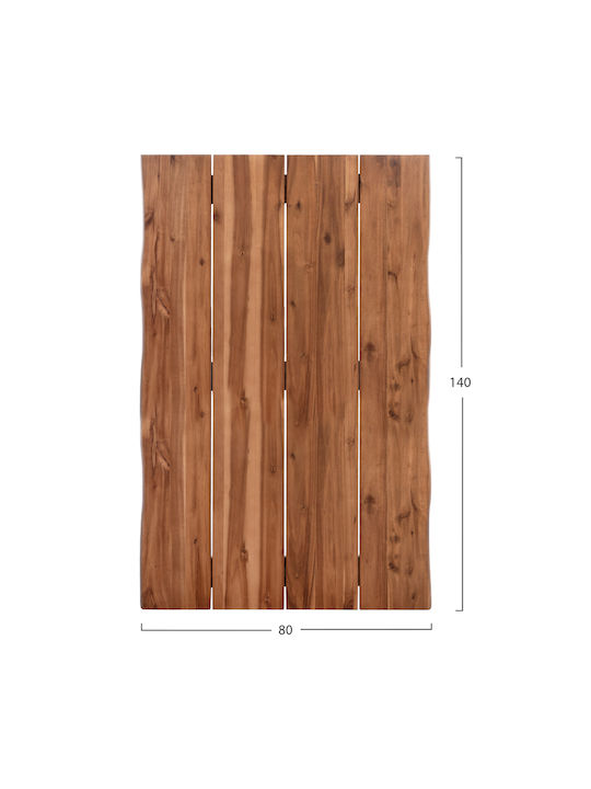HomeMarkt Επιφάνεια Τραπεζιού από Μασίφ Ξύλο 140x80x3.5cm HM6301.01 HomeMarkt Επιφάνεια Τραπεζιού από Μασίφ Ξύλο 140x80x3.5cm HM6301.01