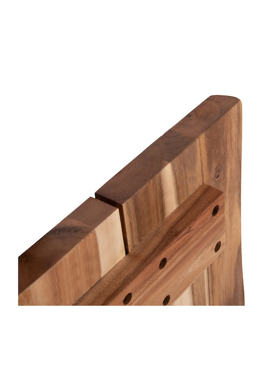 HomeMarkt Rechteckig Tischoberfläche aus Massivholz Acacia 200x100x3.5cm HM6303.01 1Stück