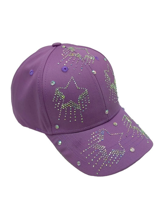Brims and Trims Kids Hat Jockey Purple