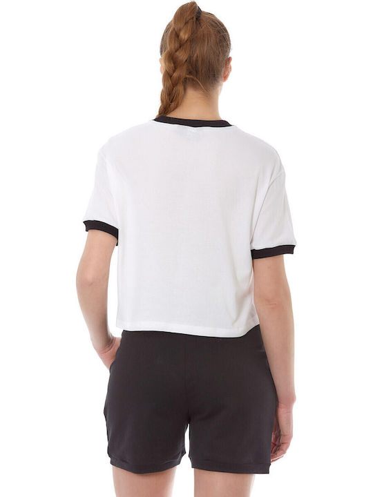 Γυναικείο Crop T-shirt Λευκό