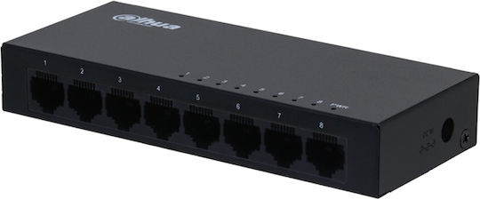 Dahua DH-SG1008 Unmanaged L2 Switch with 8 Gigabit (1Gbps) Ethernet Ports