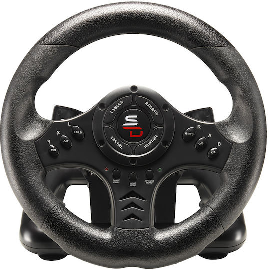Subsonic SV450 Steering Wheel with Pedals for PC / PS4 / Switch / XBOX One / Xbox Series X/S with 180° Rotation