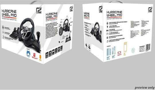 Ready2gaming Τιμονιέρα με Μοχλό Ταχυτήτων και Πετάλια για PC / PS3 / PS4 / Switch