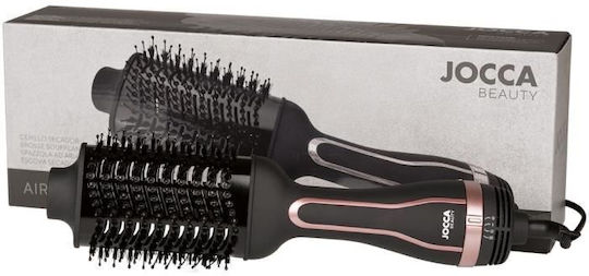 Jocca Ceramic Electric Hair Brush with Air for Hair Straightening and Curls 1200W