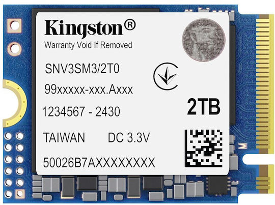 新品Kingston NV3 2TB SSD PCIe 4.0 NVMe M.2 SSD Kingston NV3 2TB PCI Express 4.0 x4 M.2 2280 - PC Garage