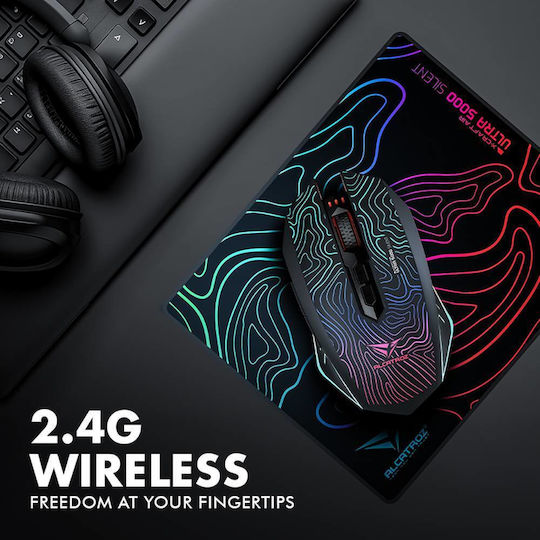 Alcatroz Air Ultra 7000 Wireless RGB Gaming Mouse Black