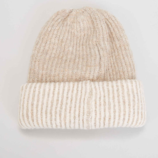 Beanie Unisex Căciulă Tricotat în culoarea Bej