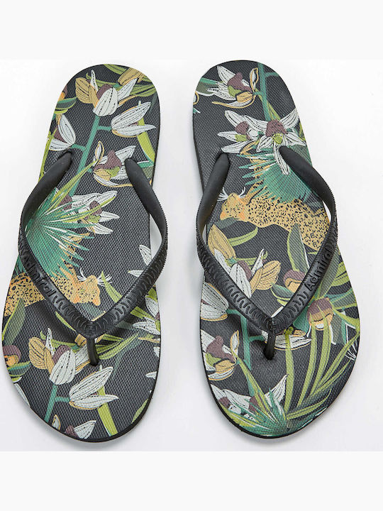 Women's Flip Flops in Black Color
