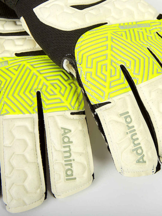Admiral Adults Goalkeeper Gloves Yellow