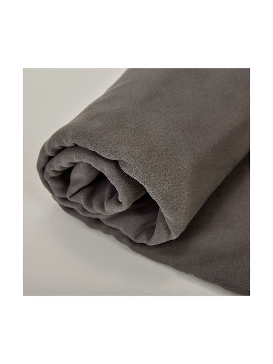 Admiral Yoga Soft Towel Charcoal