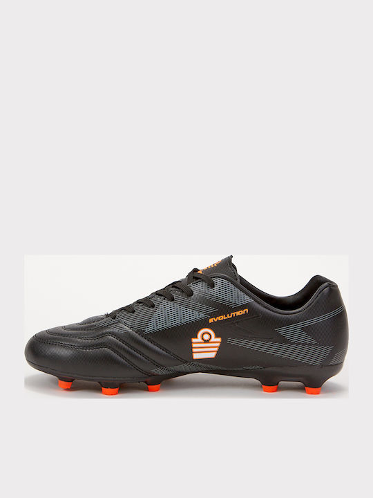 Admiral Football Shoes with Molded Cleats Black
