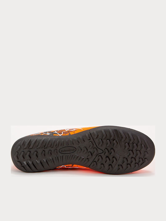 Admiral Football Shoes with Molded Cleats Orange