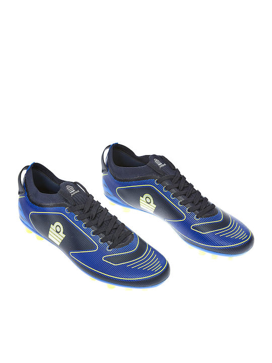 Admiral Football Shoes with Molded Cleats Blue