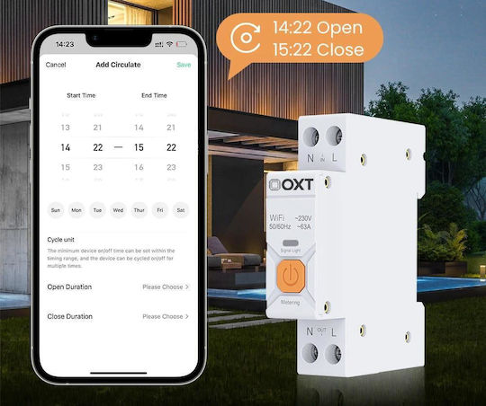 Oxt Intelligent Controller Ρελέ Ράγας 63A