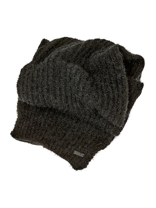 Women's Knitted Scarf Black