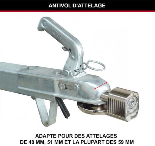 Master Lock Λουκέτο Πέταλο με Κλειδί 48mm Γκρι