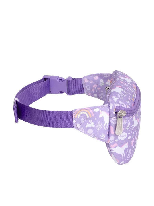 A Little Lovely Company Kids Waist Bag Lilac 23cmx13cmx5cmcm