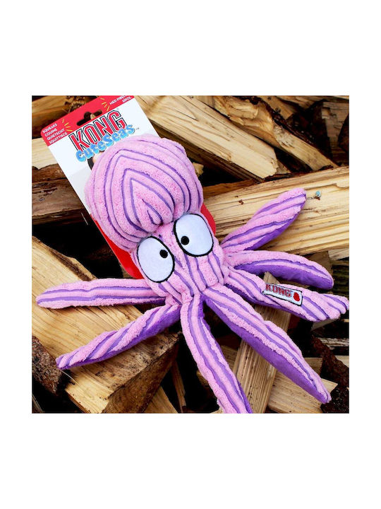 Kong Cuteseas Octopus Jucărie de Pluș Câine Mare 32εκ. Roz 1buc