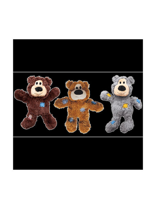 Kong Wild Knots Bear Cuddly Dog Toy With Sound Small / XSmall 1 Piece (Various Colors)