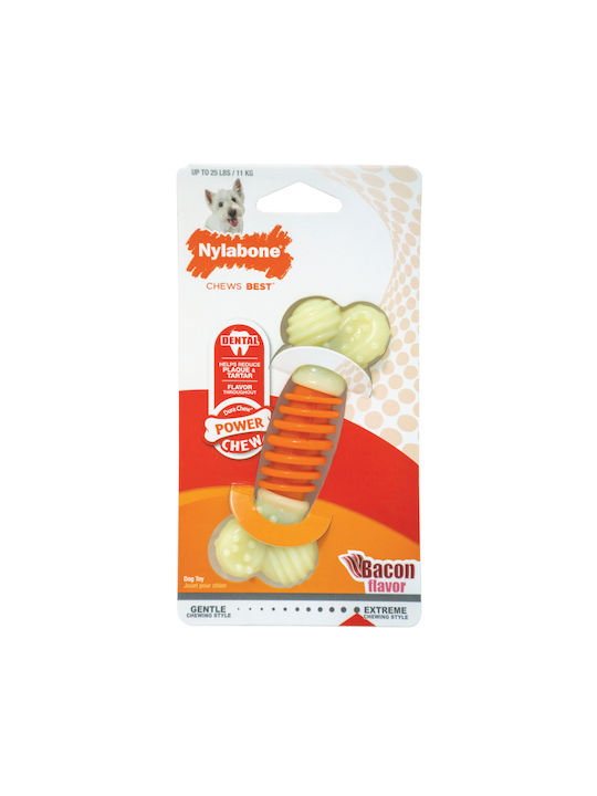 Nylabone Extreme Pro Action Игра Кокал Куче Дъвчащо с Вкус Бекон Medium 1бр