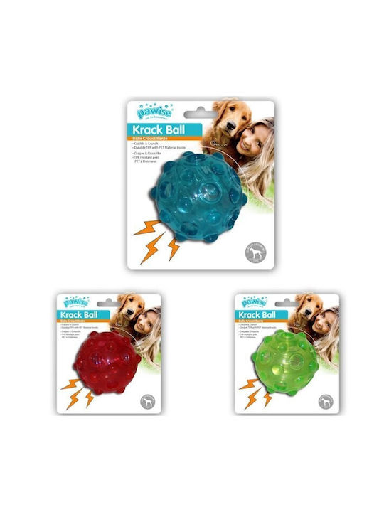 Pawise Magic Plastikballspielzeug Hund mit Ton 7.5εκ. Grün 1Stück