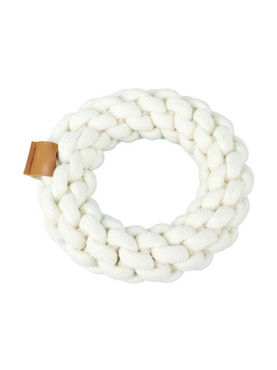 Pawise TOY RING Λούτρινο Παιχνίδι Σκύλου Λευκό 1τμχ