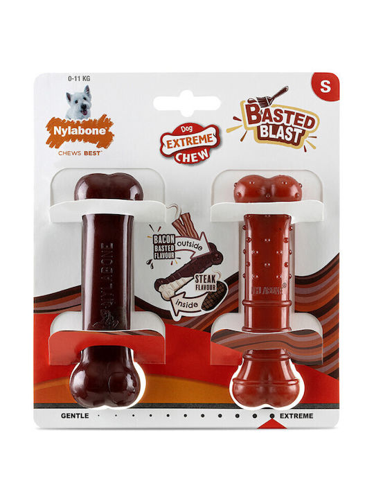 Nylabone Extreme Chew Basted Bone Bacon X-small