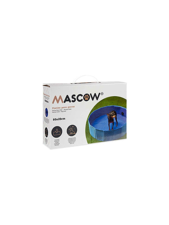 Mascow Басейн за Куче 80εκ. Син 1бр