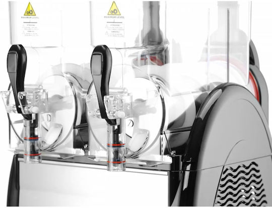 Hendi 274224 Slushy-Maschine mit Fassungsvermögen 2x12lt