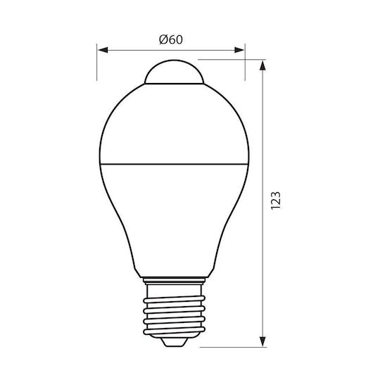 Vivalux Smart Bulb LED 11W for Socket E27 with Photocell
