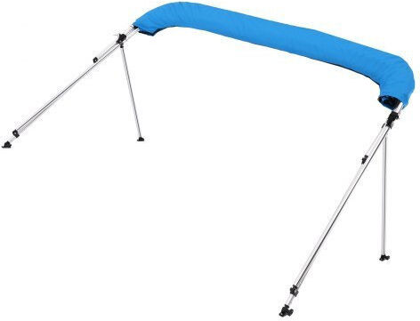 Vevor 3 Copertine Barca Bow Bimini 6 Ft Lungime Copertină Poliester 600d Albastru Pacific