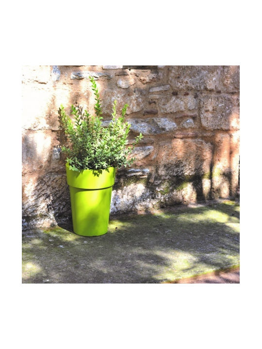 Γλαστρα Στρογγ Linea 10lt-d25x34h Cm-πρασ/κιτρινο
