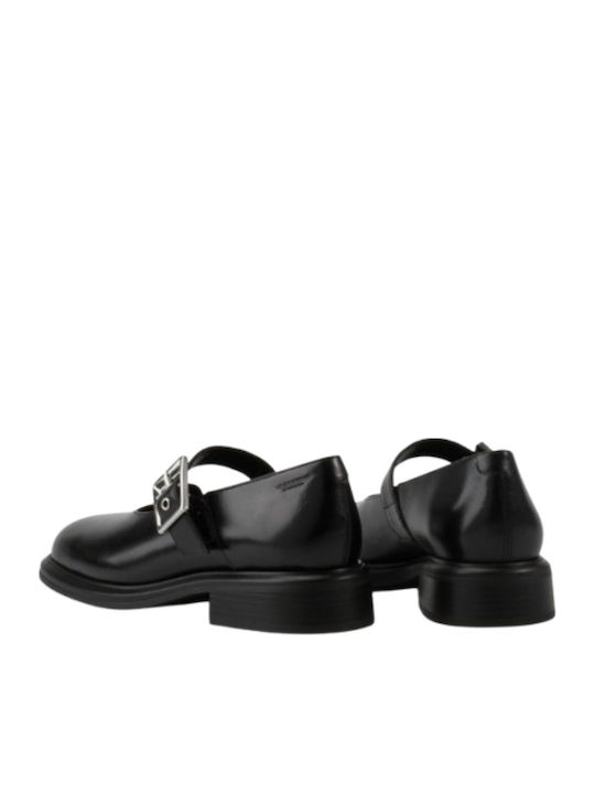 Ellis Pantofi Cu Toc Din Piele Negri