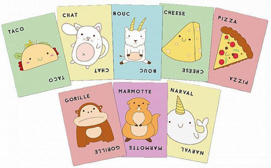 Board Game Taco Cat Goat Cheese Pizza: Demo Deck for 2-3 Players 8+ years Blue Orange Games