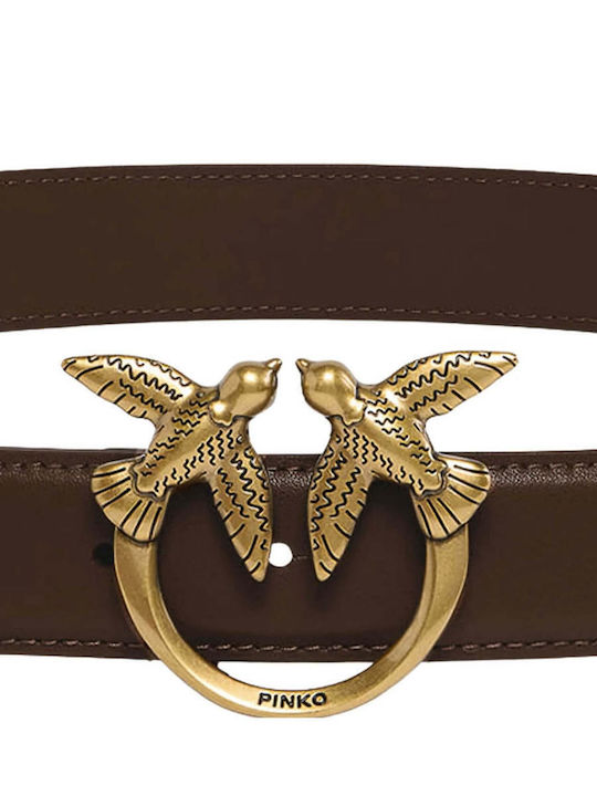 Cintura Leather Women's Belt Brown