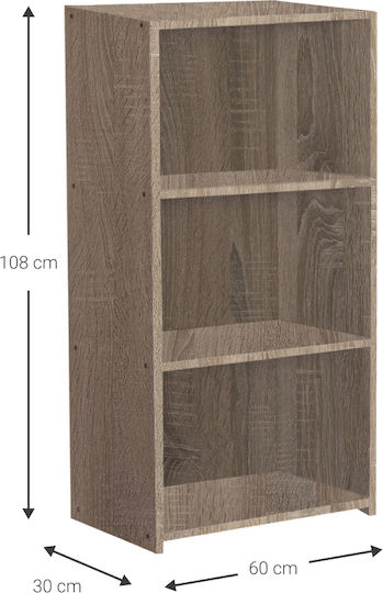 Библиотека Eliot 3s Бежова 60x30x108см.