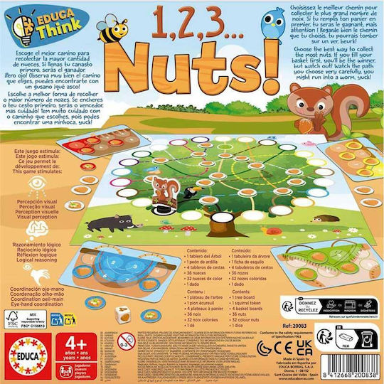 Настолна игра за 2-4 играчи 4+ години (EN) Educa