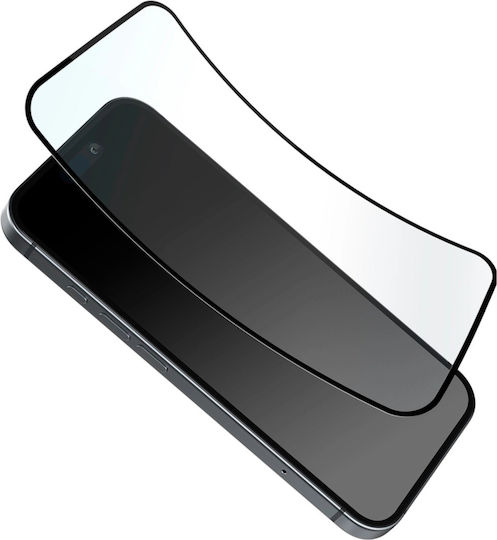 Puro Flexible Glass D3o Hybrid Glass Black Frame Iphone 16 Pro 8018417485510