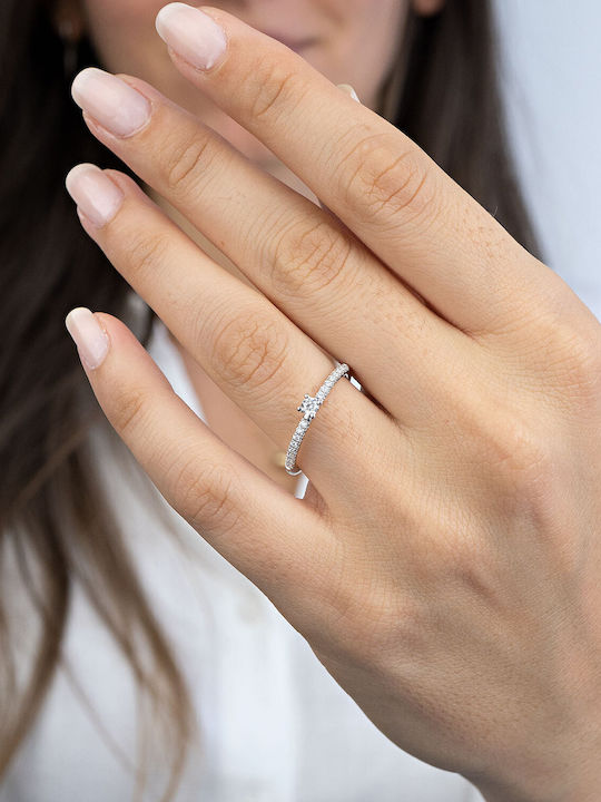 Diamond Group Single Stone with Diamond