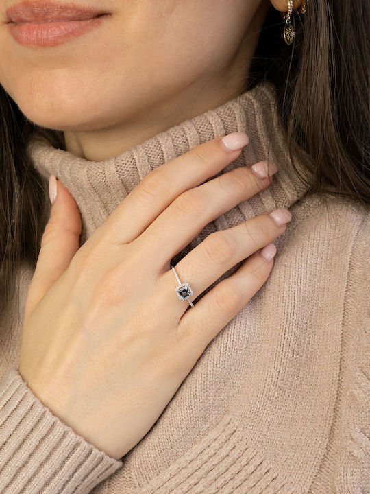 Diamond Group Single Stone with Diamond