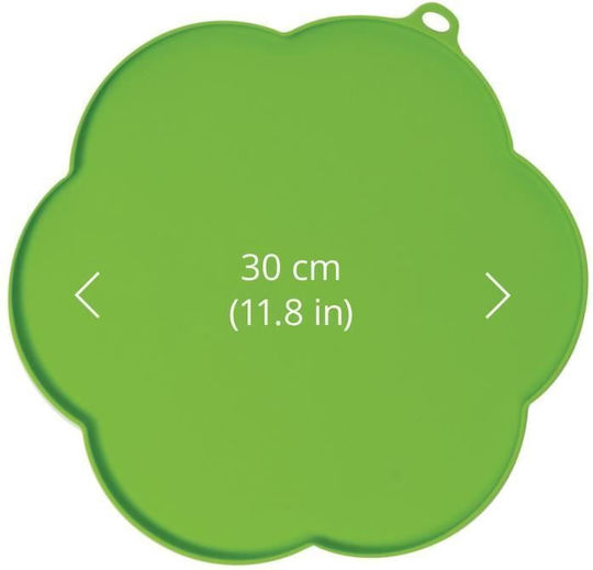 Catit Protector Bol Fântână Huse Pentru Alimente Antiderapant Silicon Floare Verde