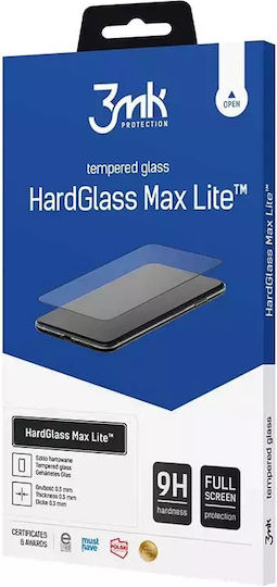 3MK Hardglass Max Lite Full Face Tempered Glass (Poco F3)