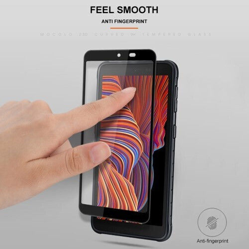 Mocolo Full Glue Full Face Tempered Glass Μαύρο (Galaxy Xcover 5)