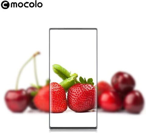 Fingerprint Unlock Full Face Tempered Glass Μαύρο (Galaxy Note 10+)